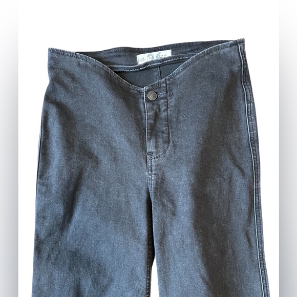 We The Free Women’s Low Rise Wide‎ Leg Black Jeans Size 26 - Picture 2 of 11
